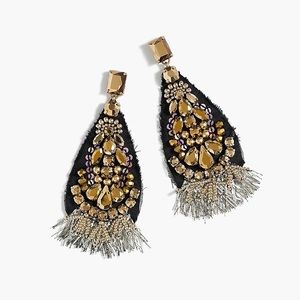 Jcrew Sparkle Teardrop Earrings